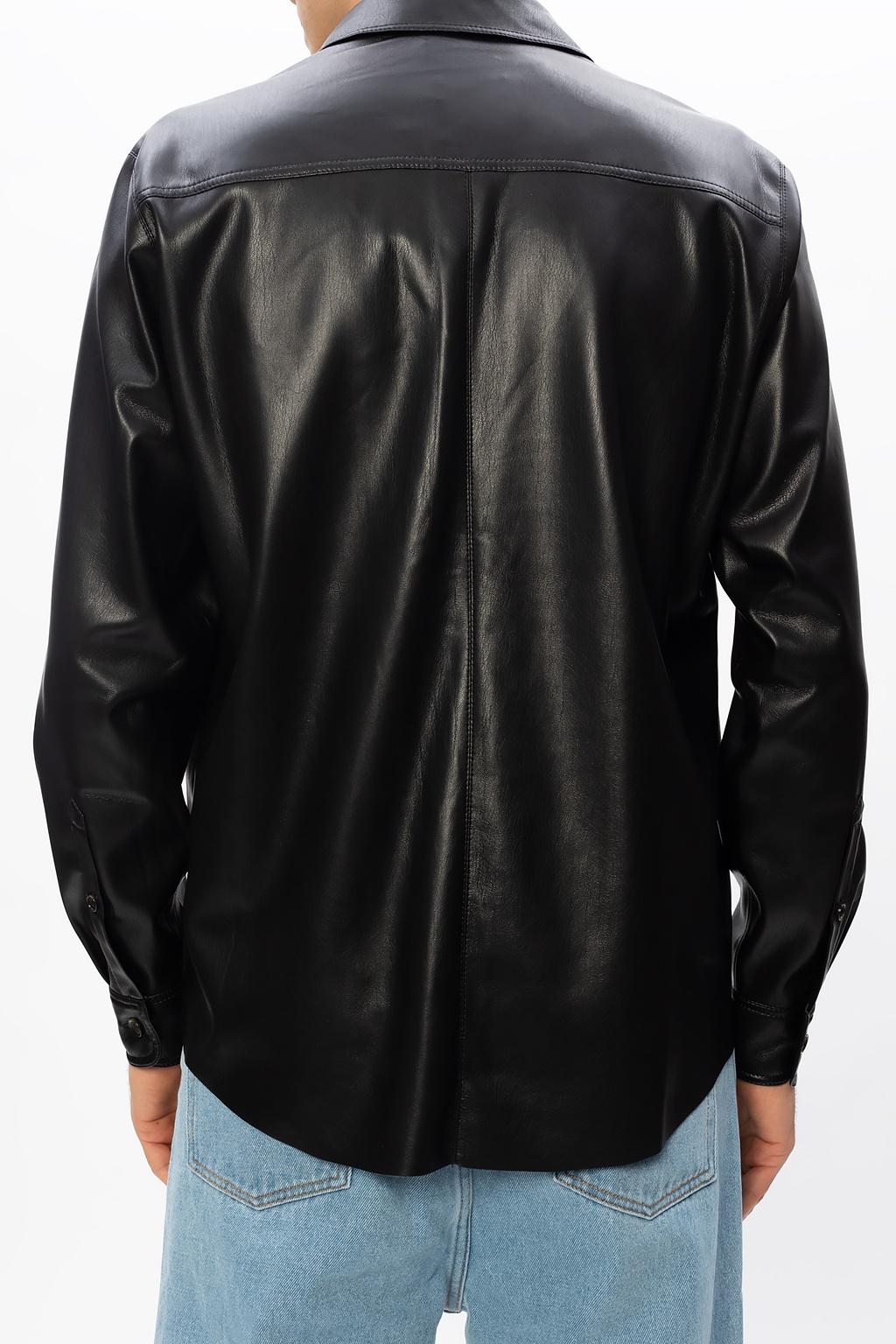 Nanushka Vegan-leather shirt